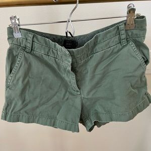 J.Crew green shorts